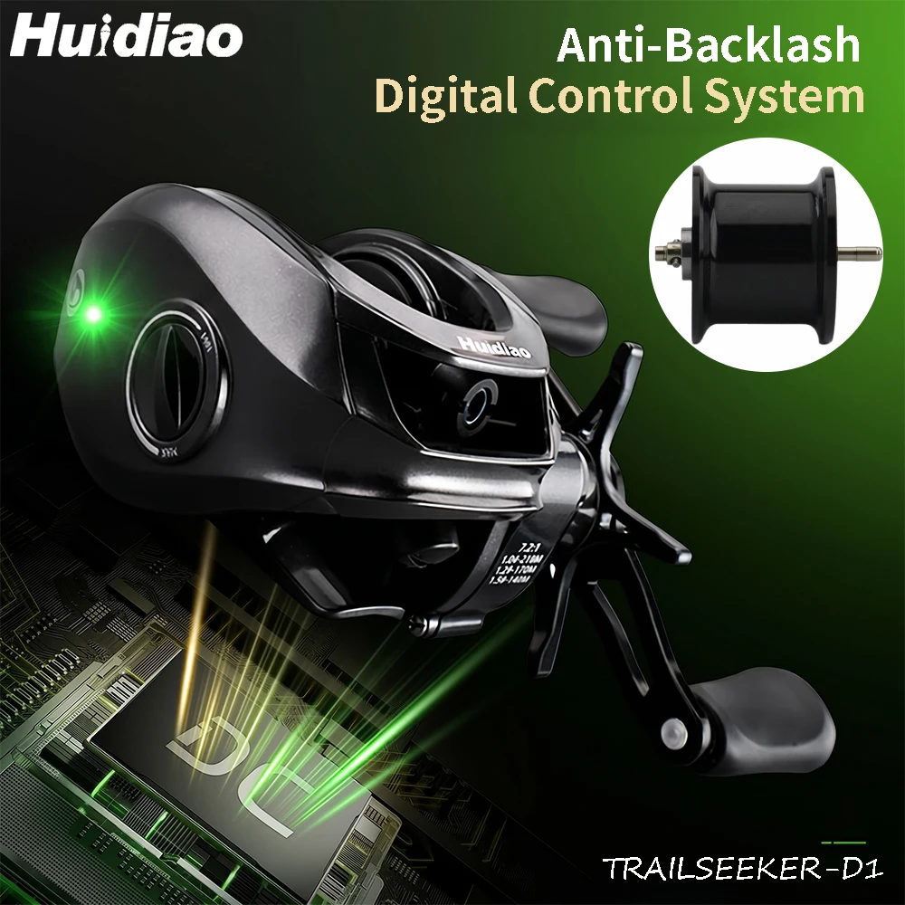 Kastking Reel Zephyr - Mulinello da baitcasting Huidiao TRAILSEEKER DC