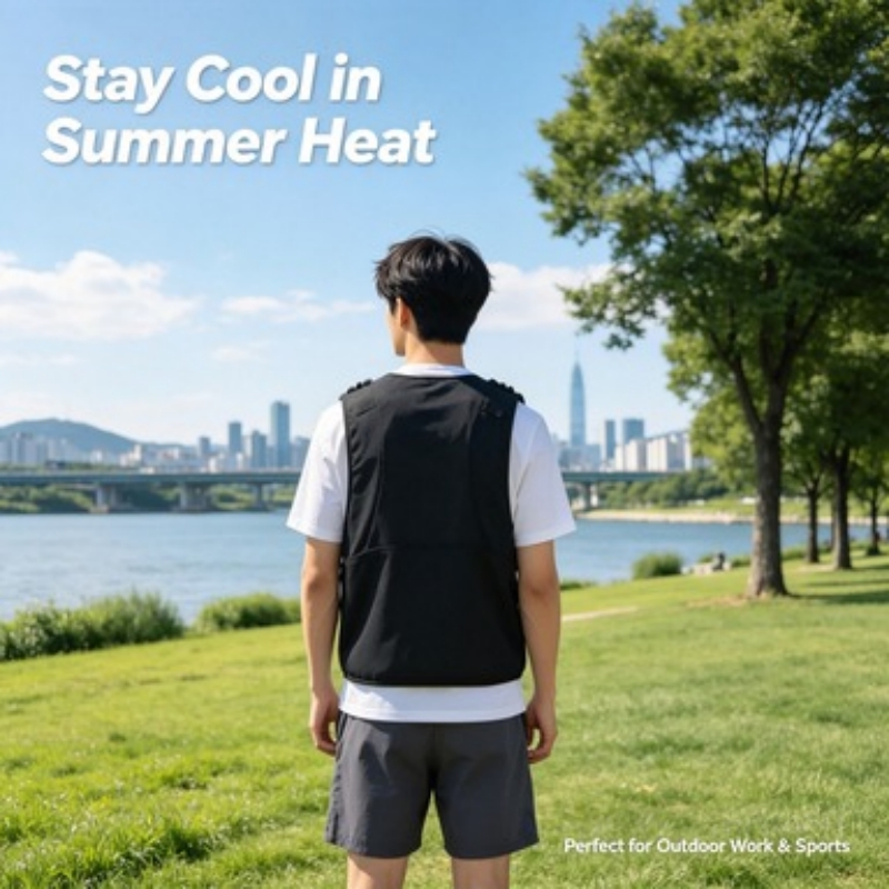 Fishing Vest - Gilet refrigerante ad acqua con bretelle