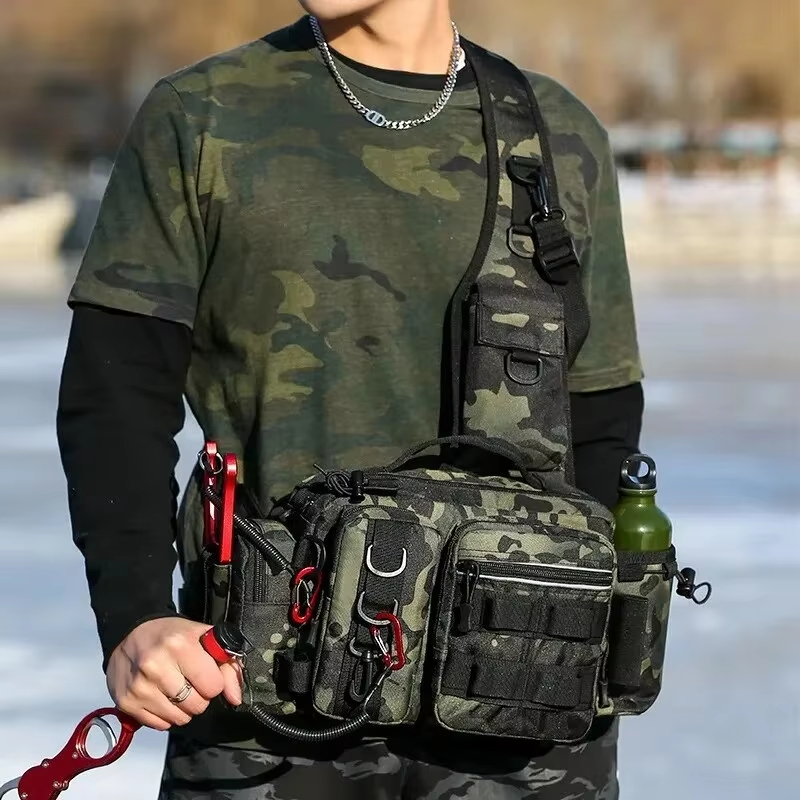 Borsa a tracolla tattica da es - Fishing Backpack recensione e prezzo